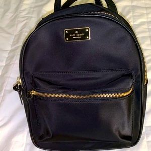 Black Kate spade small backpack